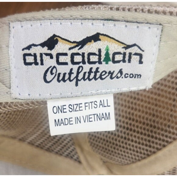 Miller High Life Arcadian Outfitters Snapback Trucker Hat Cap Brown Beer Farmer - Picture 10 of 10